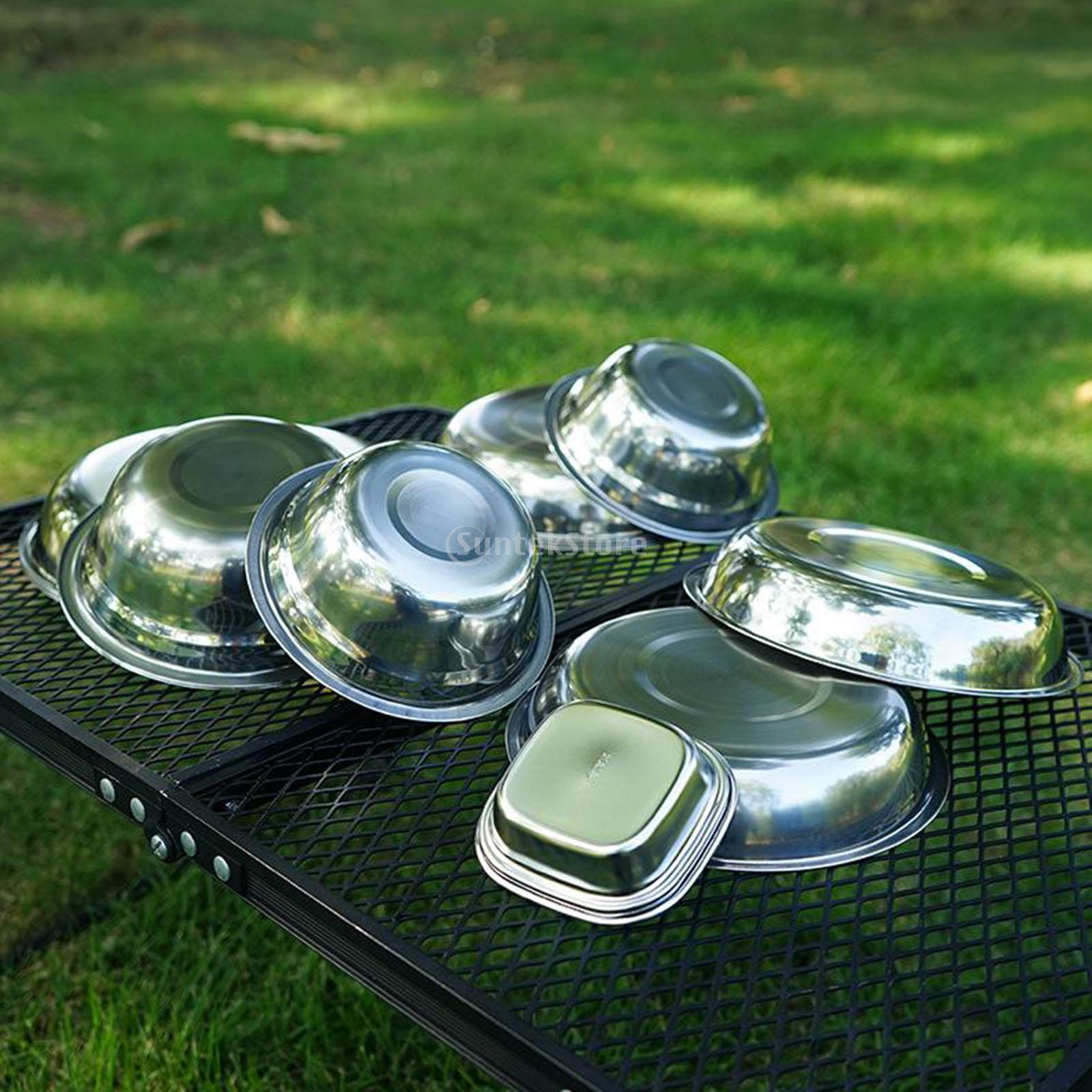 Camping Stainless Steel Dinner Set