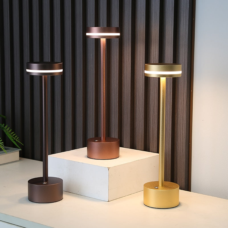 Cordless Contemporary Foschia Table Lamp - Touch Sensitive