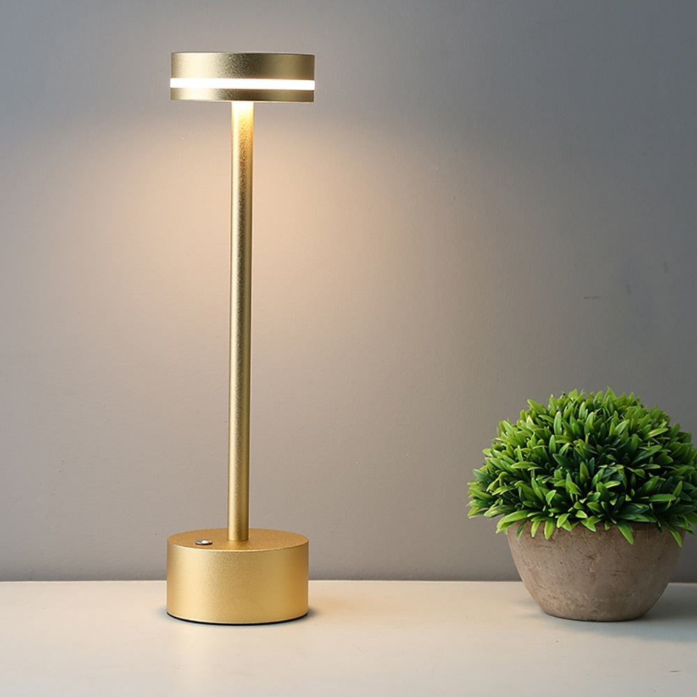 Cordless Contemporary Foschia Table Lamp - Touch Sensitive